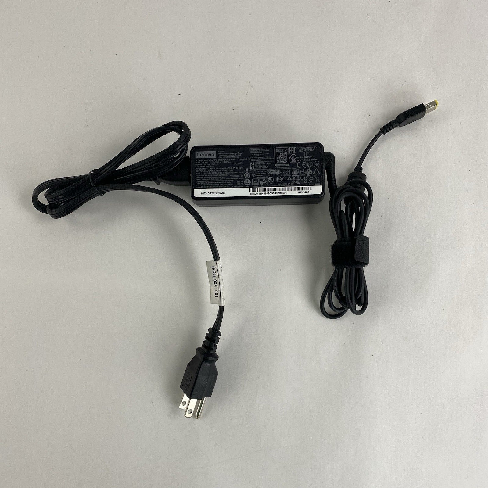 Lenovo A19-065N2A 65W AC Adapter Yellow Square Tip Lot of 54