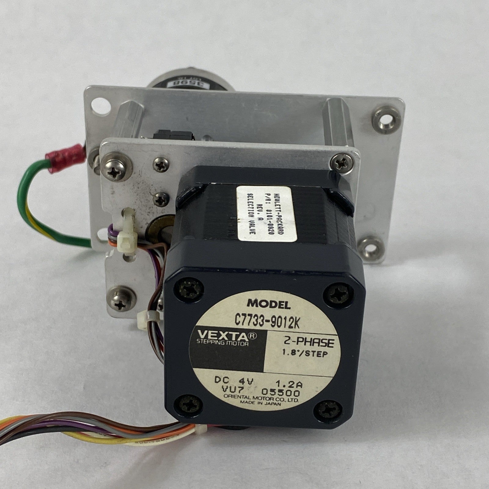 Rheodyne 7750E-030 6 Port Valve Oriental Motor C7733-9012K Vexta Stepping Motor10