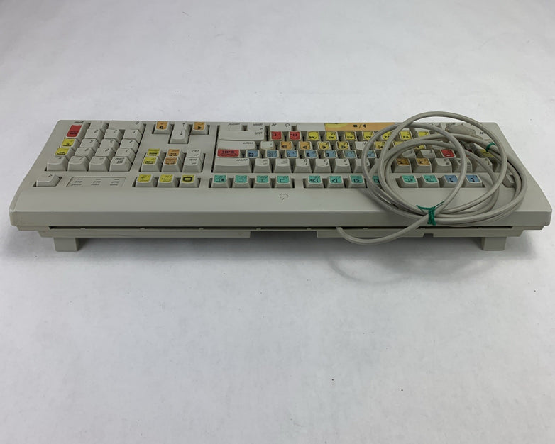 Vintage Apple Design M2980 Keyboard with Editor Key Overlay - Parts or Repair