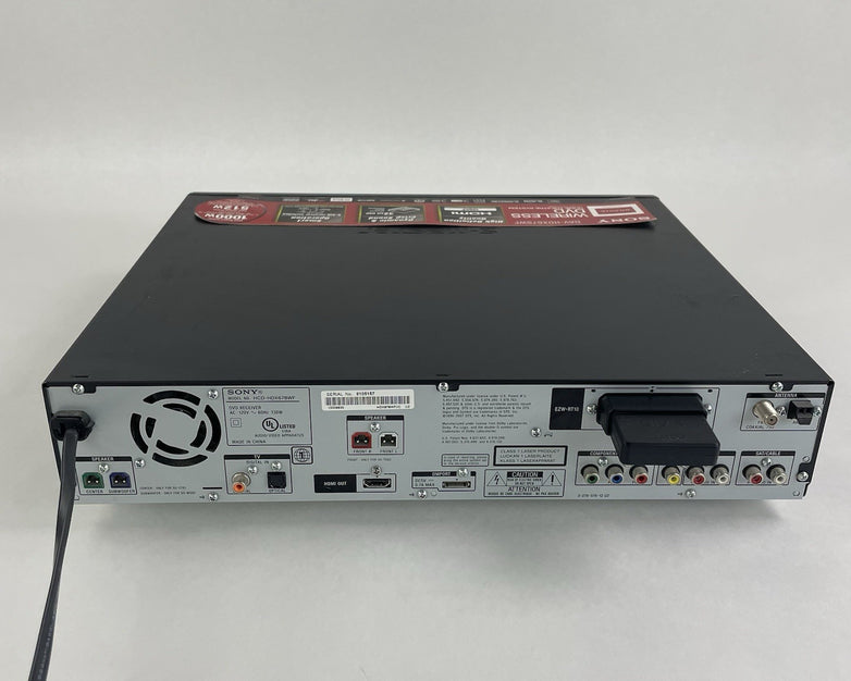 Sony HCD-HDX678WF 5 Disc DVD Home Theater Receiver No Remote Unit Only Tested