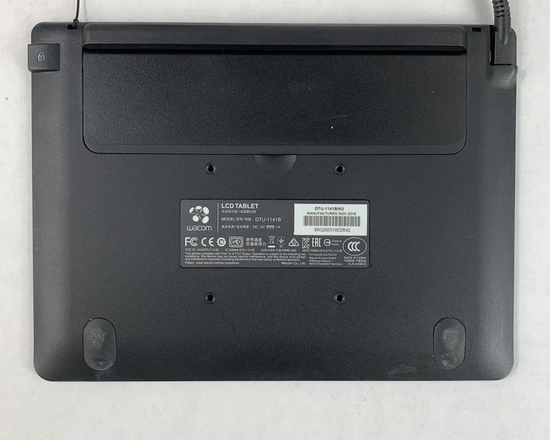 Wacom DTU-1141B 10.1" Full HD Drawing Tablet w/ Cord - Tested