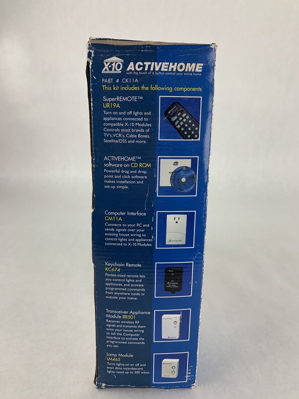 Box Opened X10 CK11A Active Home PC Based Wireless Home Automatic System CK 11A