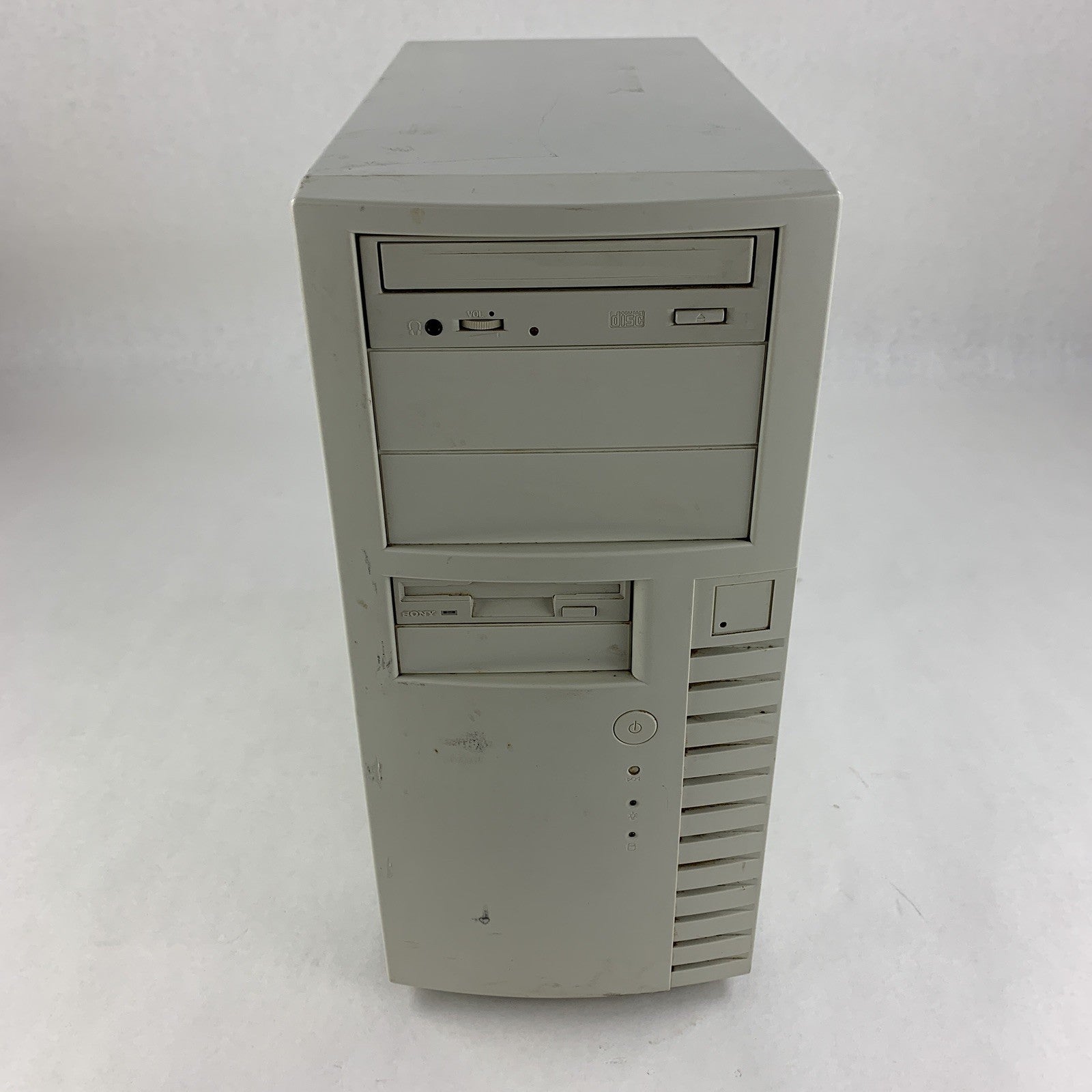 Unbranded Vintage Retro PC Desktop Computer Barebones Chassis No Power Supply