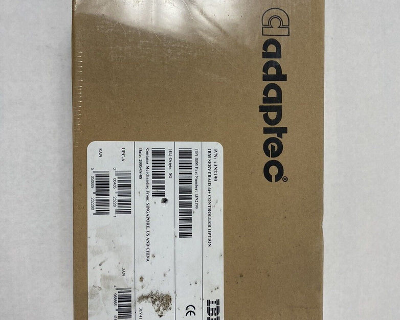 Adaptec IBM ServeRAID-6i + Controller Option P/N: 13N2190 Sealed