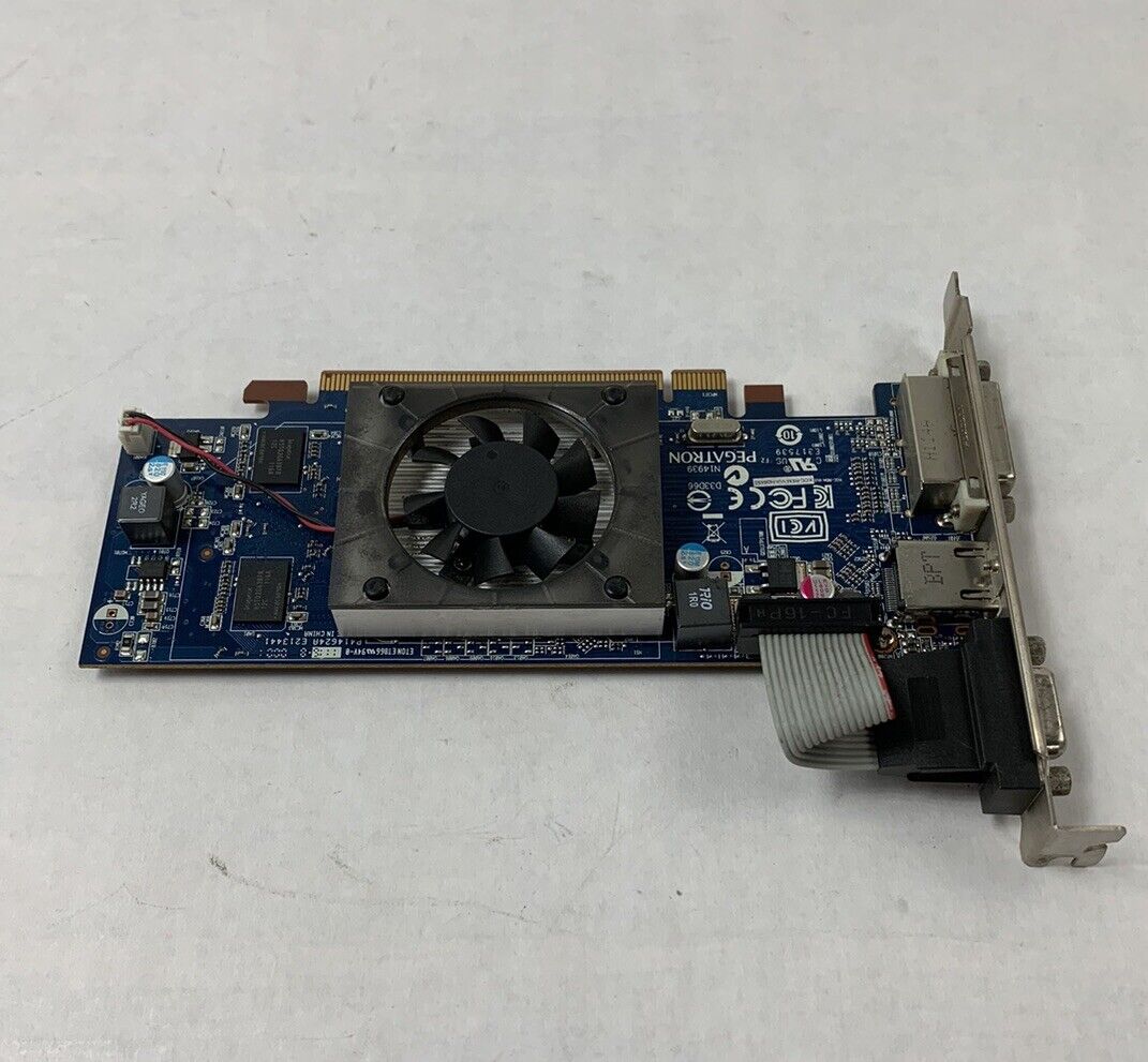 Pegatron 0HCUMH HD 6450 1GB DDR3 Graphics Full Profile VGA HDMI DVI
