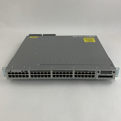 Cisco WS-C3850-48PW-S V07 PoE+ 48-Port Network Switch Tested w/ C3850-NM-4-1G