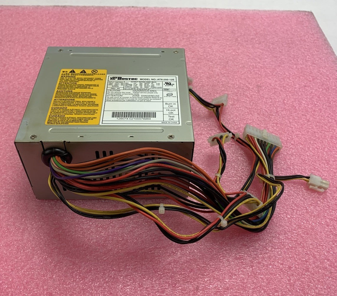 Bestec ATX-250-12E 250W Computer Power Supply1