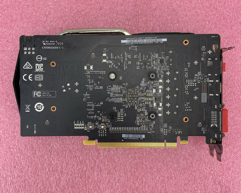 MSI GeForce GTX 1050 Ti 4GB RAM Gaming X GDDR5 3.0 PCIe Graphics Card