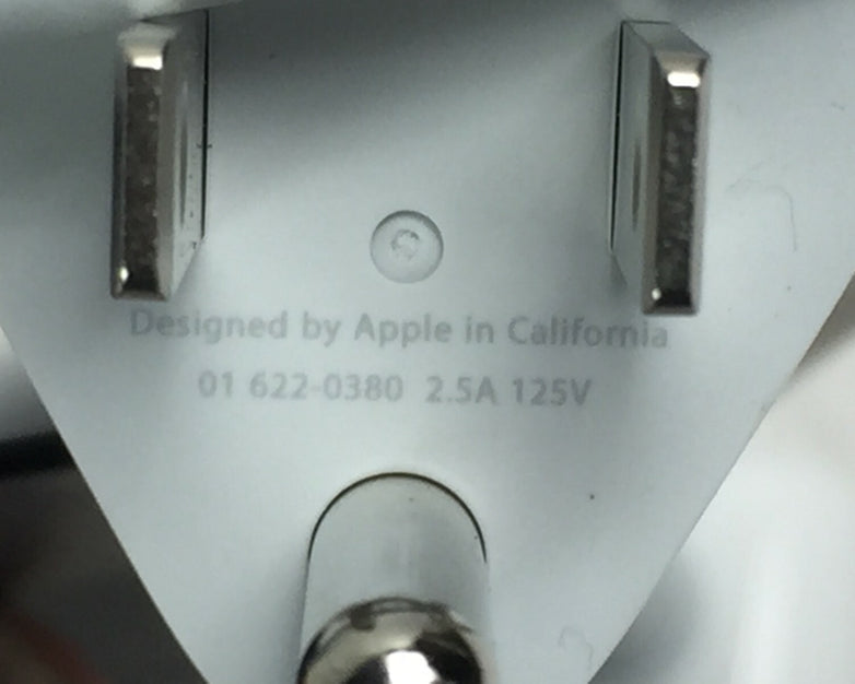 OEM Apple (Longwell)  E344535  LS-7A  2.5A 125V  6Ft  AC Power Cord