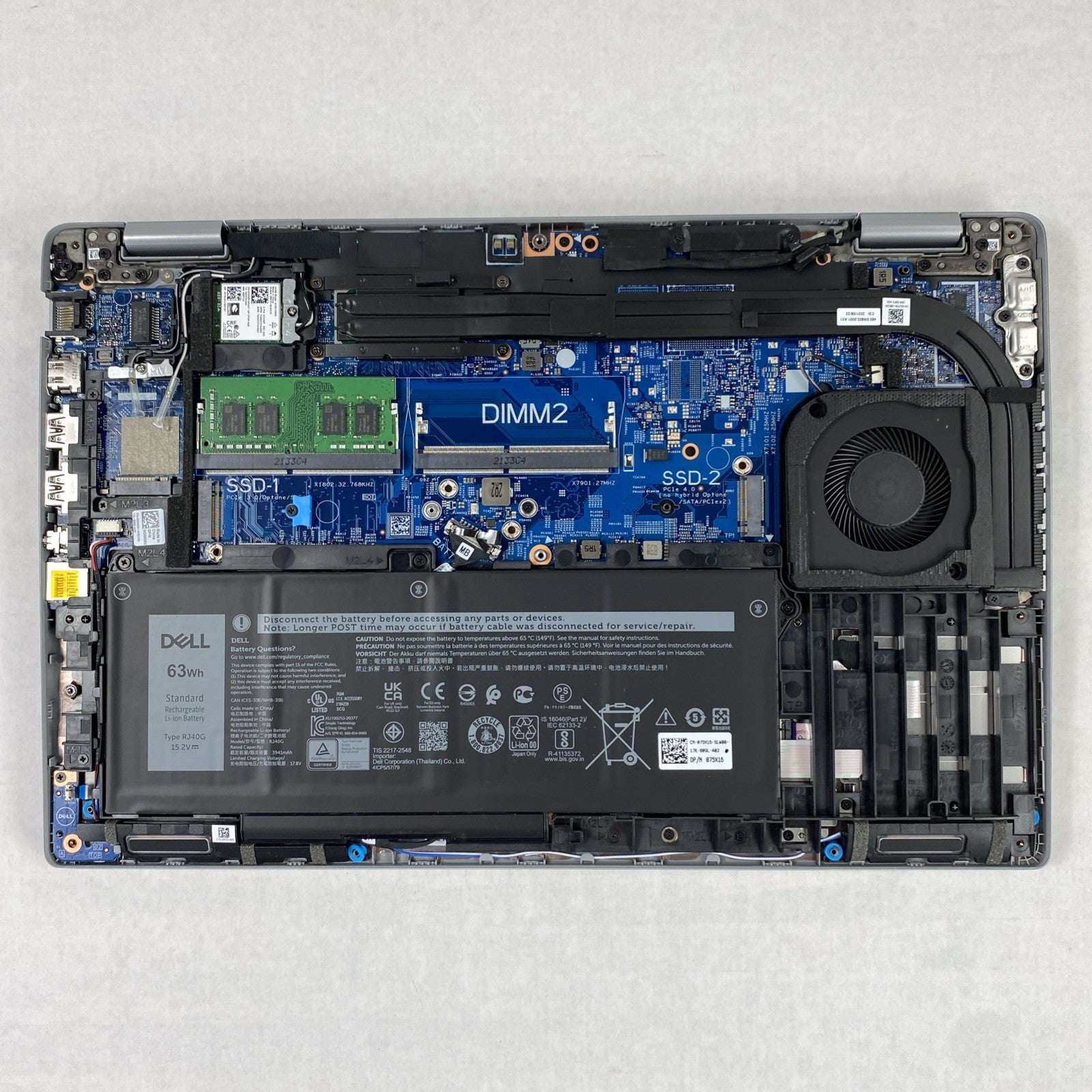 Dell Latitude 5520 Intel Core i5-1145G7 2.60 GHz 16 GB RAM 15.6" No SSD No OS