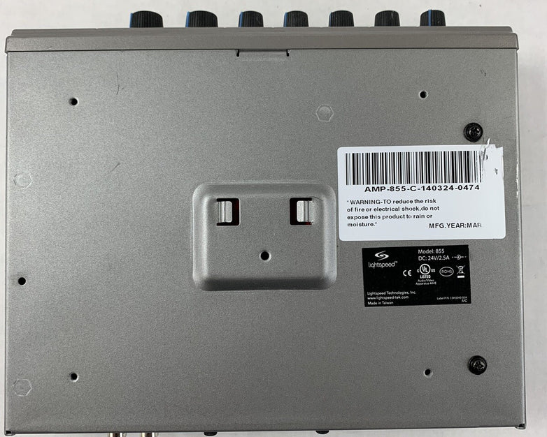 Lightspeed Power CAT 885 Classroom Audio System Untested No Power Cable