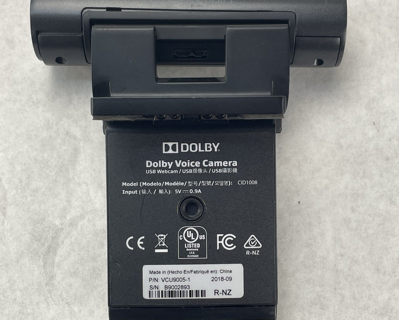 Dolby Voice Camera CID1008 USB Webcam - Untested