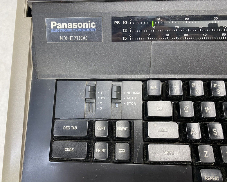 Panasonic KX-E7000 Electric Typewriter Tested