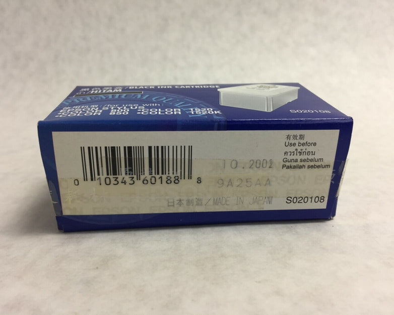 Epson Black Ink Cartridge S020108 (Lot of 3)