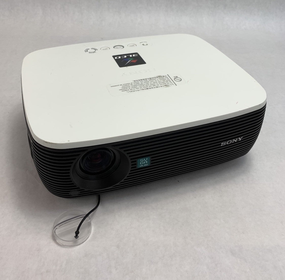 Sony VPL-ES3 LCD Lamp Projector 567 Lamp Hours - No Remote0