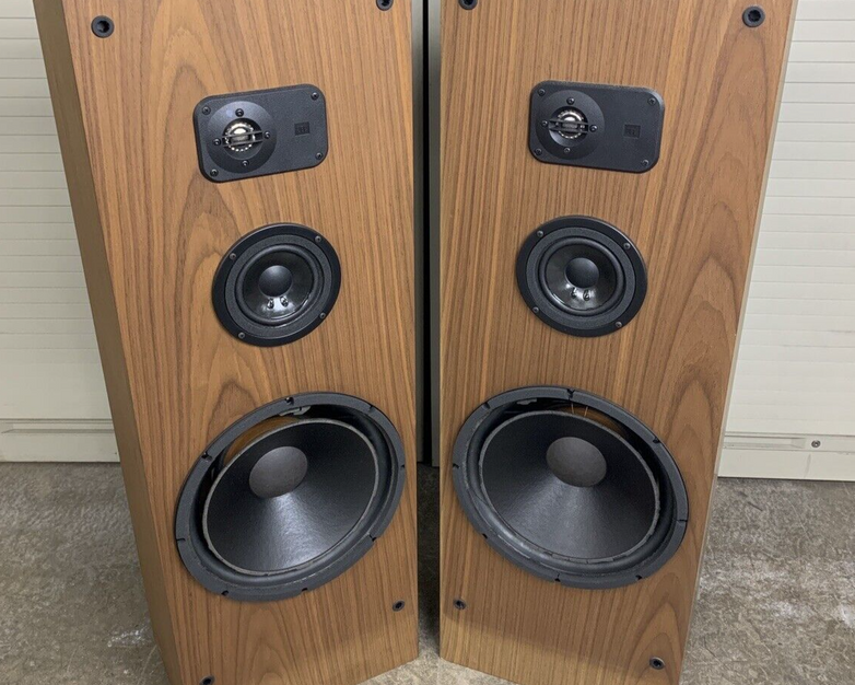 HeathKit Crafted by JBL NS-1230 Vintage Floor Speakers Pair of 2 Bad Woofers