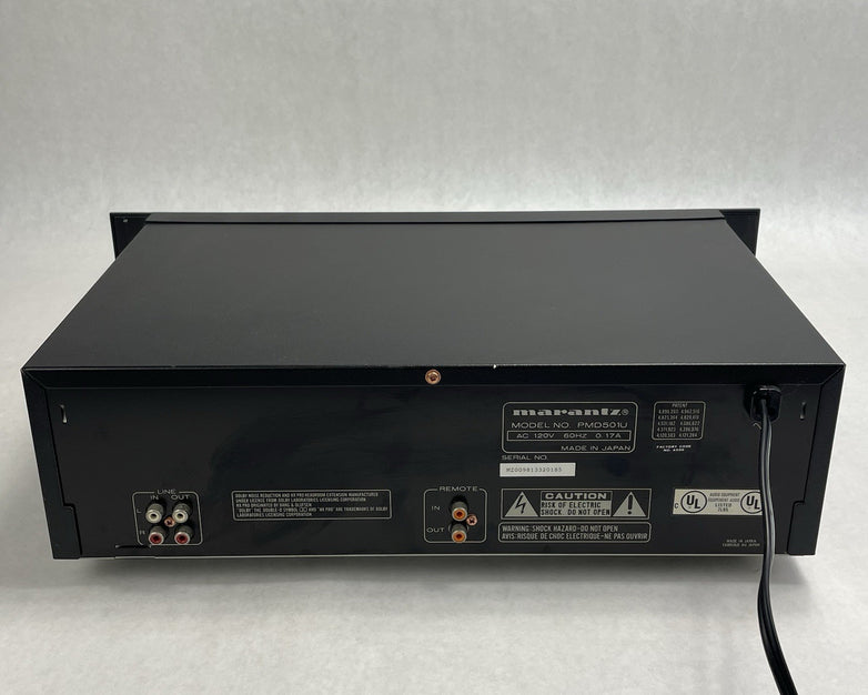 Marantz PMD-501u Professional Cassette Deck Tested Working