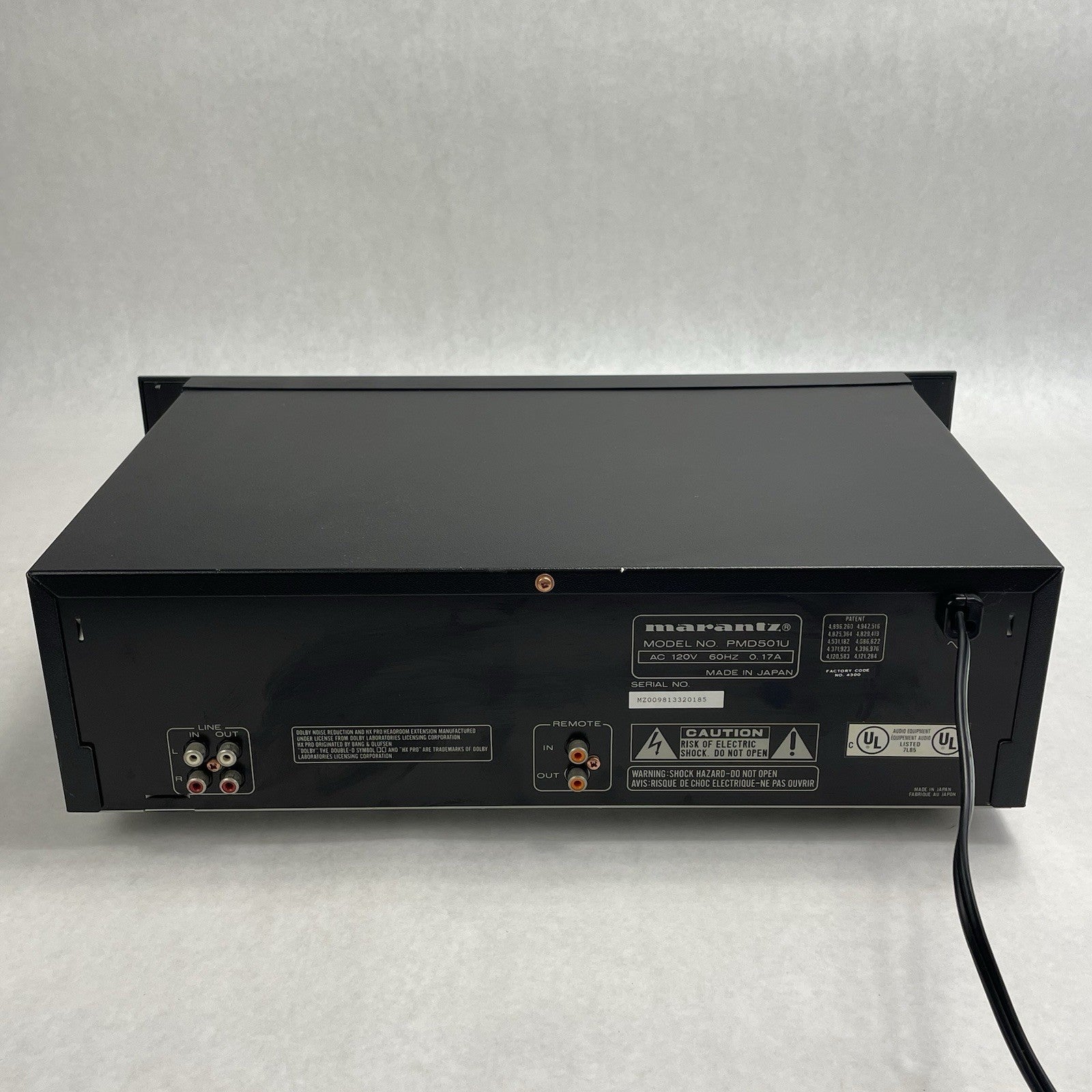Marantz PMD-501u Professional Cassette Deck Tested Working5