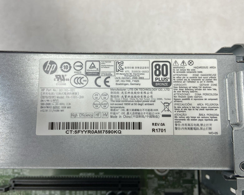 HP ProDesk G3 SFF Intel Core i5-6500 3.2GHz 8GB RAM No HDD No OS