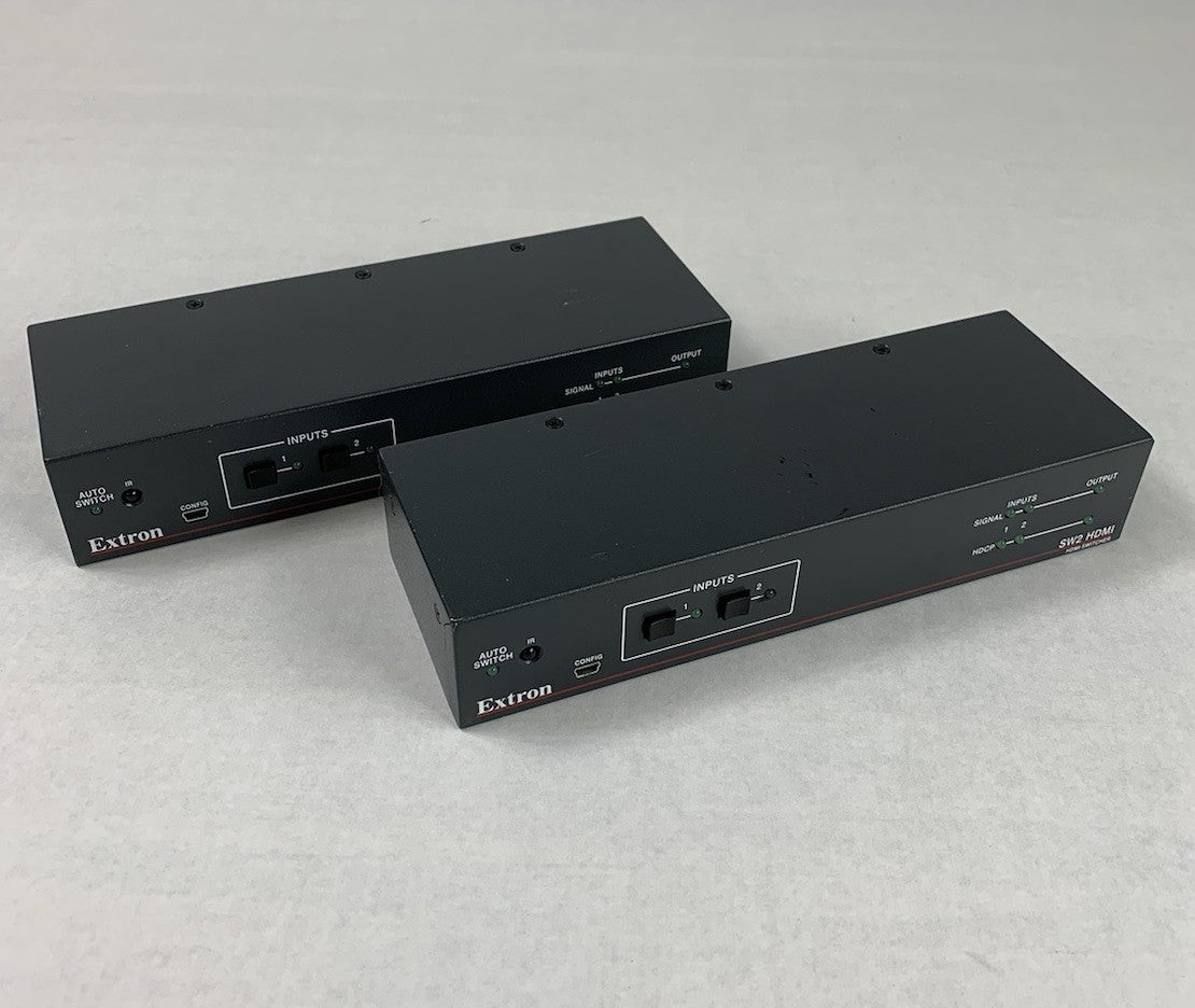 Extron SW2 HDMI Switcher With EDID Minder (Lot of 2)
