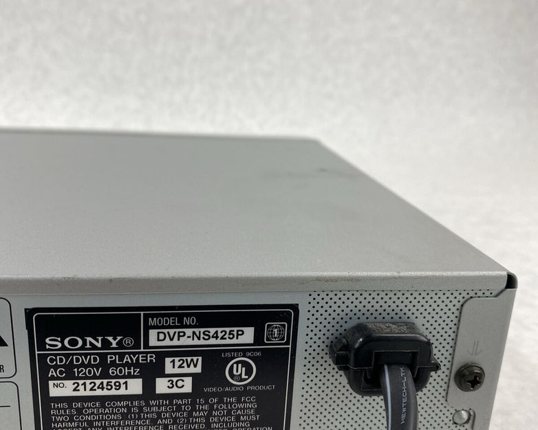 Sony DVP-NS425P DVD CD Player 12bit 54MHz Video D/A Converter TESTED