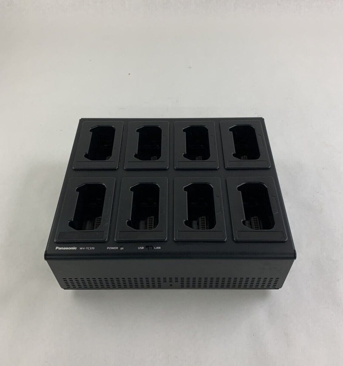 Panasonic WV-TC370 8-Bay Multi Charger Power Tested No Power Supply