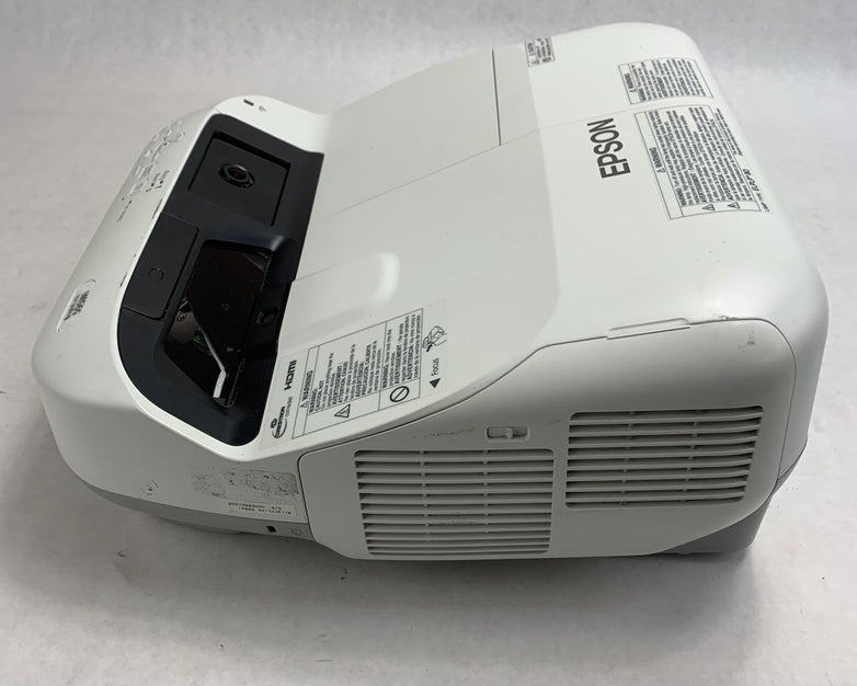 Epson BrightLink 595Wi H599A LCD Projector 1876 Lamp Hours - No Remote Loud Fan