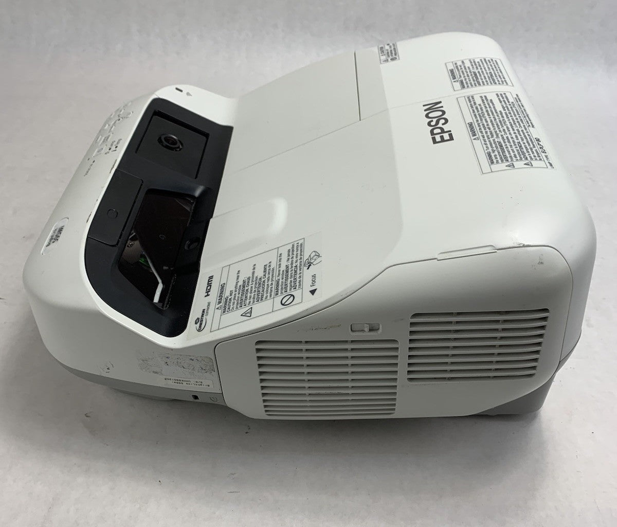 Epson BrightLink 595Wi H599A LCD Projector 1876 Lamp Hours - No Remote Loud Fan4