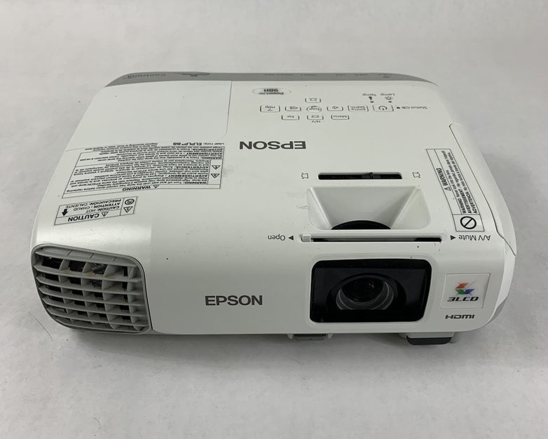 Epson PowerLite 98H H687A LCD Lamp Projector 1311 Lamp Hours - No Remote