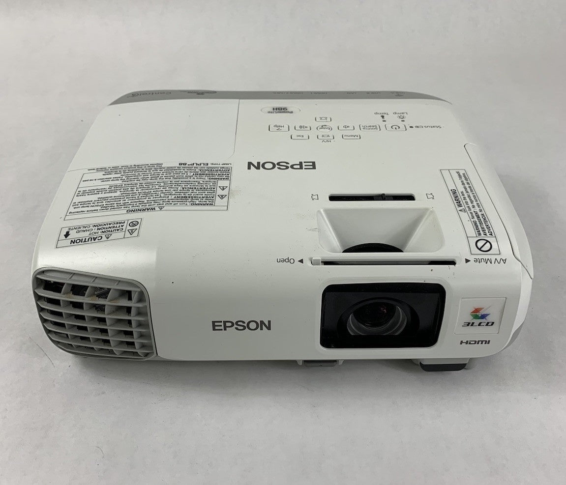 Epson PowerLite 98H H687A LCD Lamp Projector 1311 Lamp Hours - No Remote1