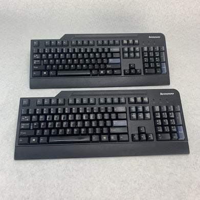 Lot 2 Lenovo SK-8825 41A5289 Wired Keyboard