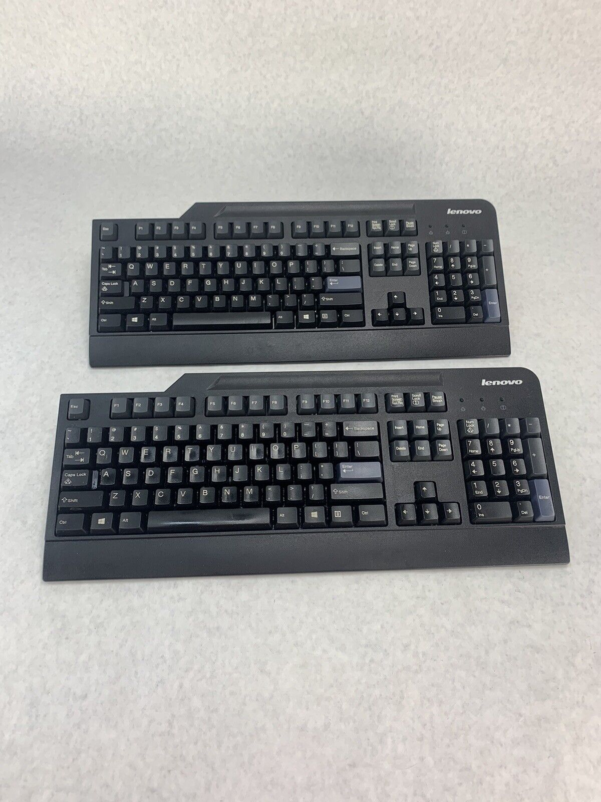 Lot 2 Lenovo SK-8825 41A5289 Wired Keyboard