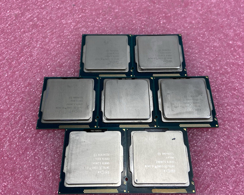 Lot of 7 Intel Core i5-3470 SR0T8 3.2GHz Desktop Processors