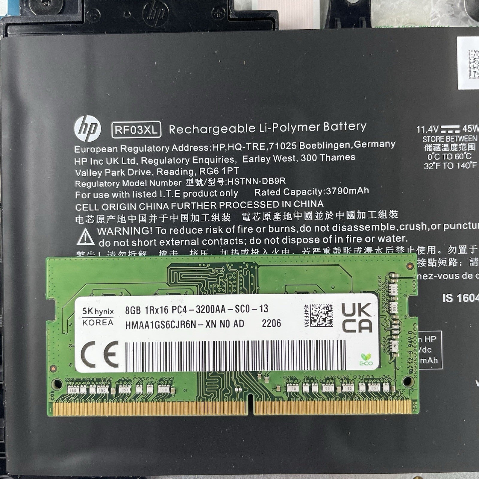 HP ProBook 455 G7 15.6" Ryzen 5 4500U 2.375 GHz 8 GB RAM No SSD/OS/AC - READ19