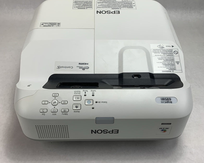 Epson PowerLite 695Wi H740A LCD Lamp Projector 846 Lamp Hours - No Remote