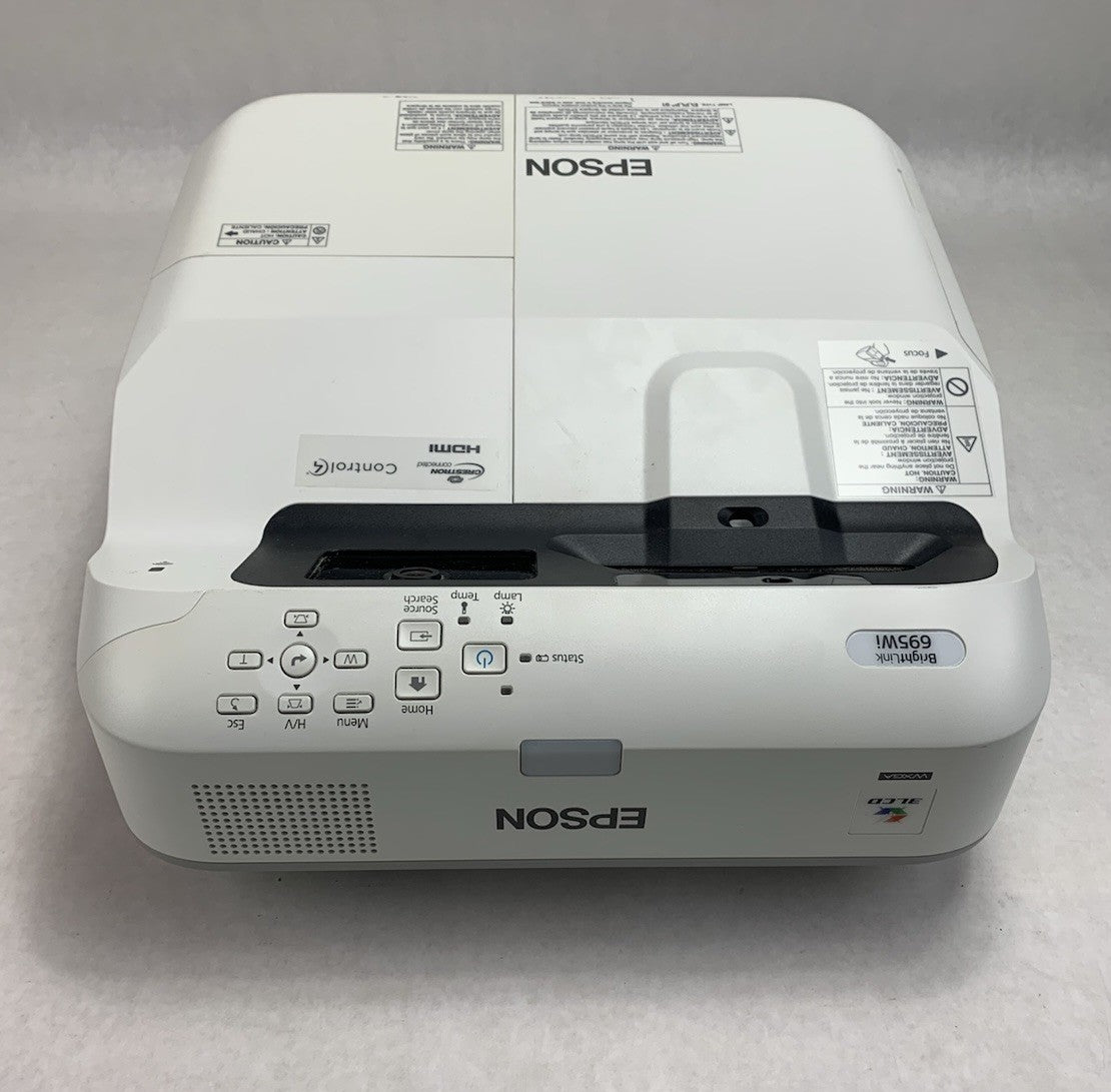 Epson PowerLite 695Wi H740A LCD Lamp Projector 846 Lamp Hours - No Remote3