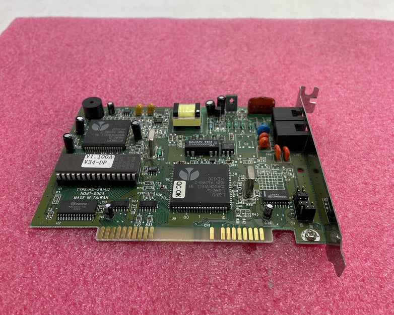 Siig WS-281412 ISA Modem Card FI-0003 2-Port