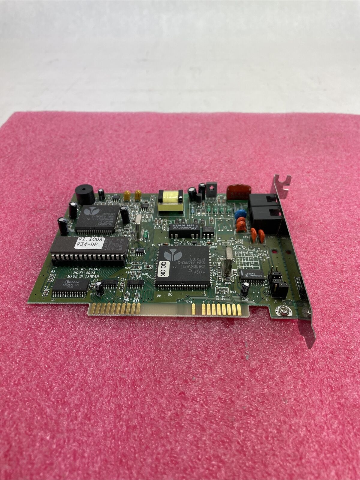 Siig WS-281412 ISA Modem Card FI-0003 2-Port