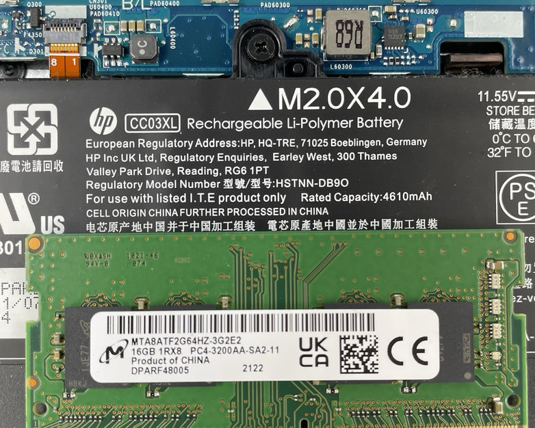 HP EliteBook 850 G6 15.6" i5-1145G7 2.60 GHz 16 GB RAM No SSD/OS/AC - Bad Corner