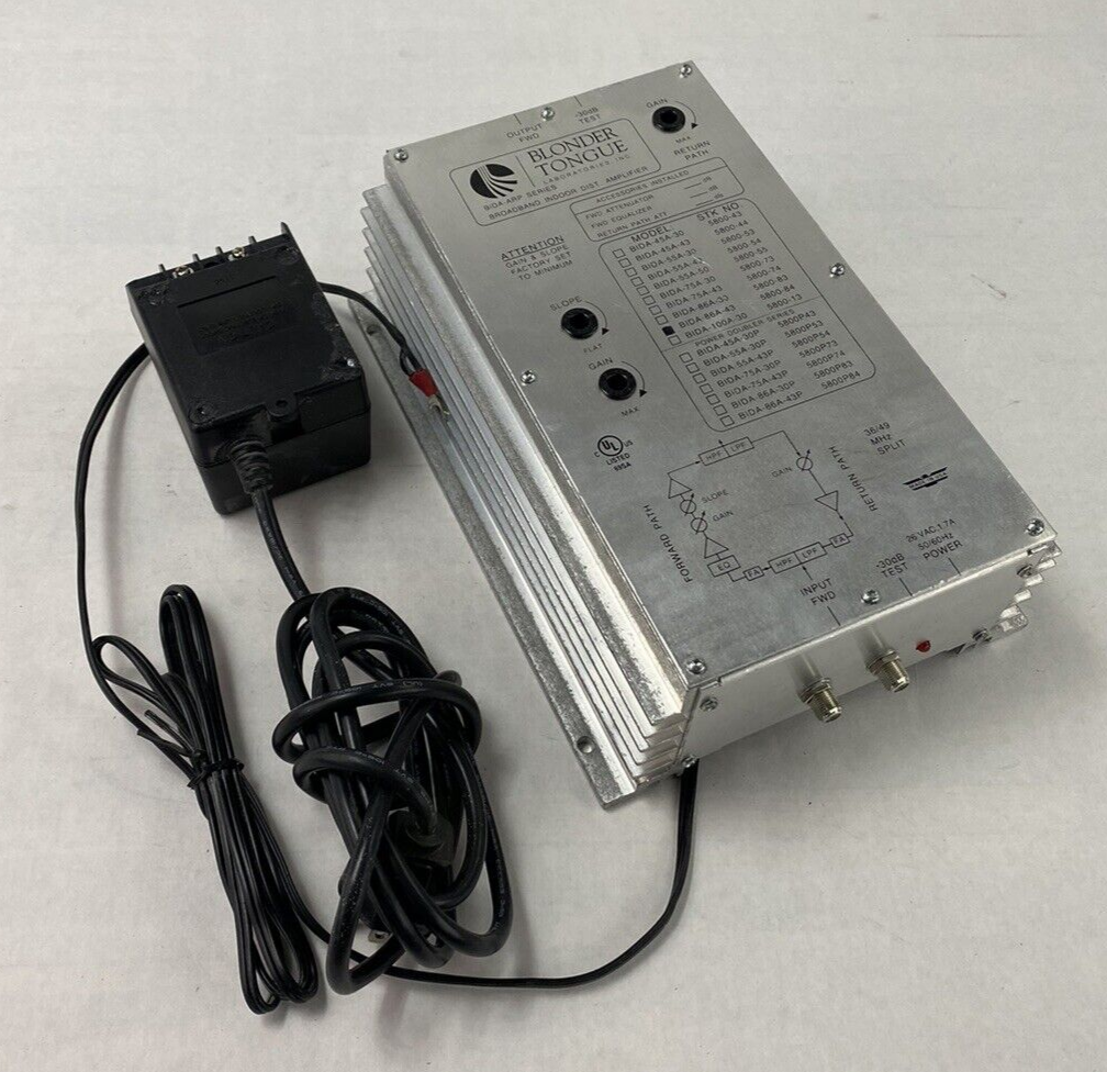 Blonder Tongue BIDA-ARP Series BIDA 86A-43 For Parts or Repair