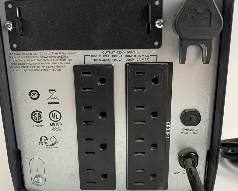 APC SMT1000 Smart-UPS 1000  Uninterrupted Power Supply No Battery