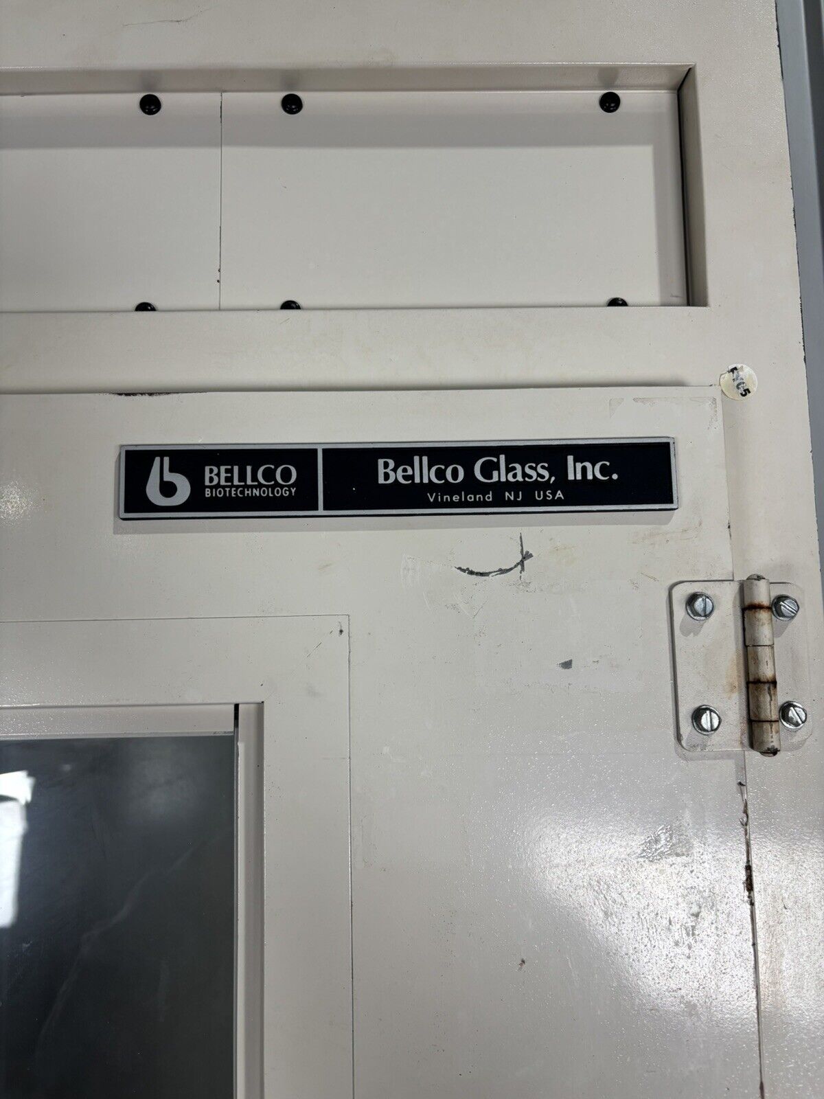 Bellco Glass Laboratory Roll-In Incubator Oven Chamber Powers On