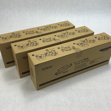 Xerox Phaser 6360 High-Capacity Cyan Toner Cartridge (Lot of 3)