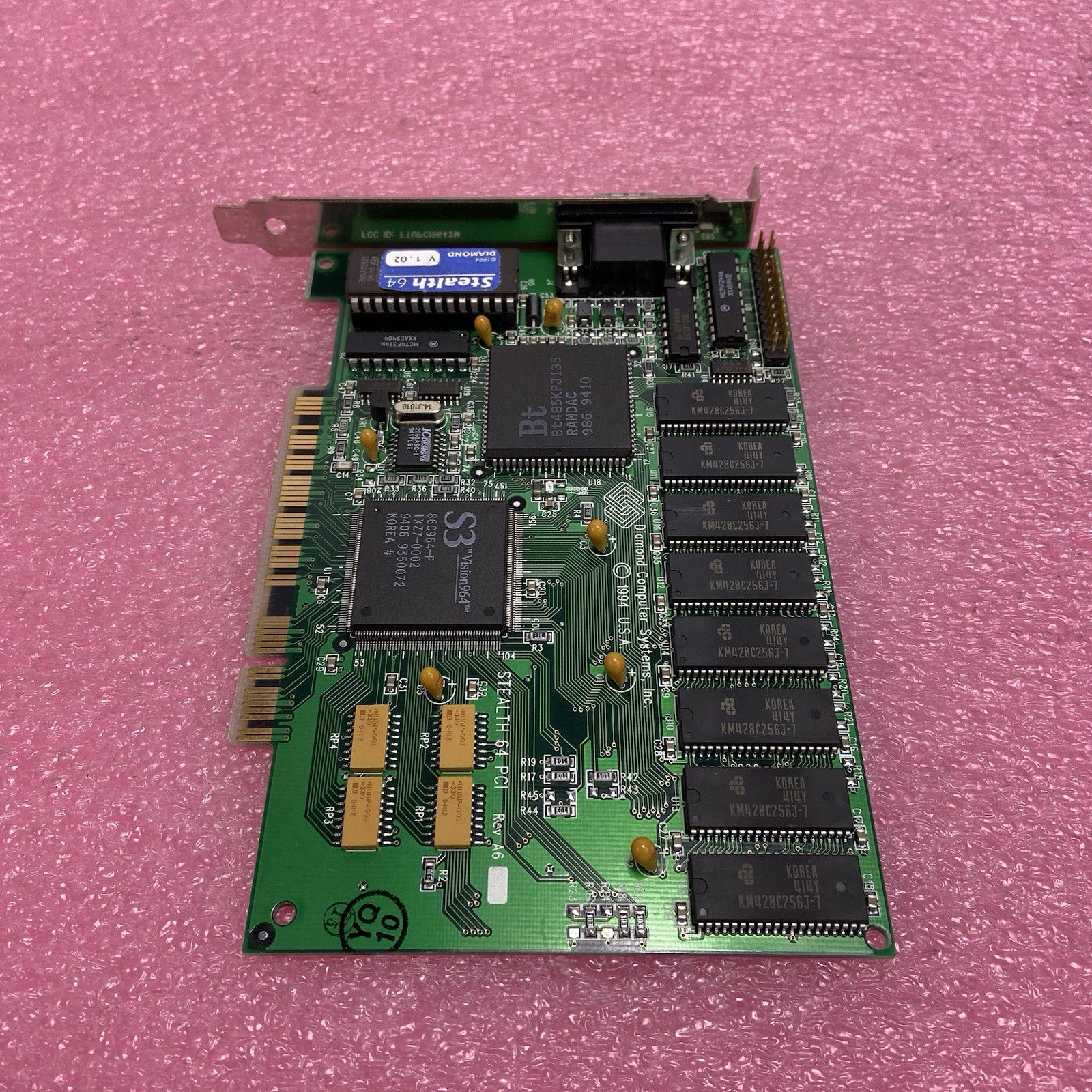 Diamond S3 Vision964 Stealth 64 PCI Graphics Card FTUPCI9642M1