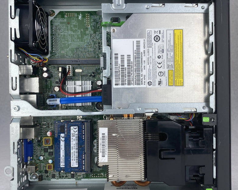 HP EliteDesk 800 G1 USDT Intel Core i5-4590s 3GHz 8GB RAM DVDRW No AC HDD No OS