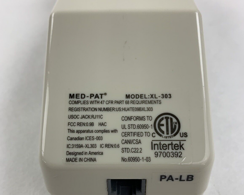 Med-Pat  XL-303 One-Piece Hospital Hotel Motel Phones