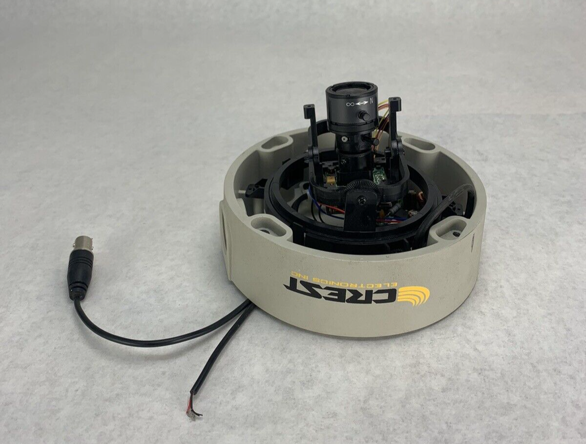 Parts or Repair Crest Outdoor Dome Security Camera CJ-4824C-HS
