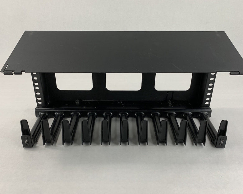 Panduit NCMHAEF4 4 RU Horizontal Cable Manager with Metal Cover