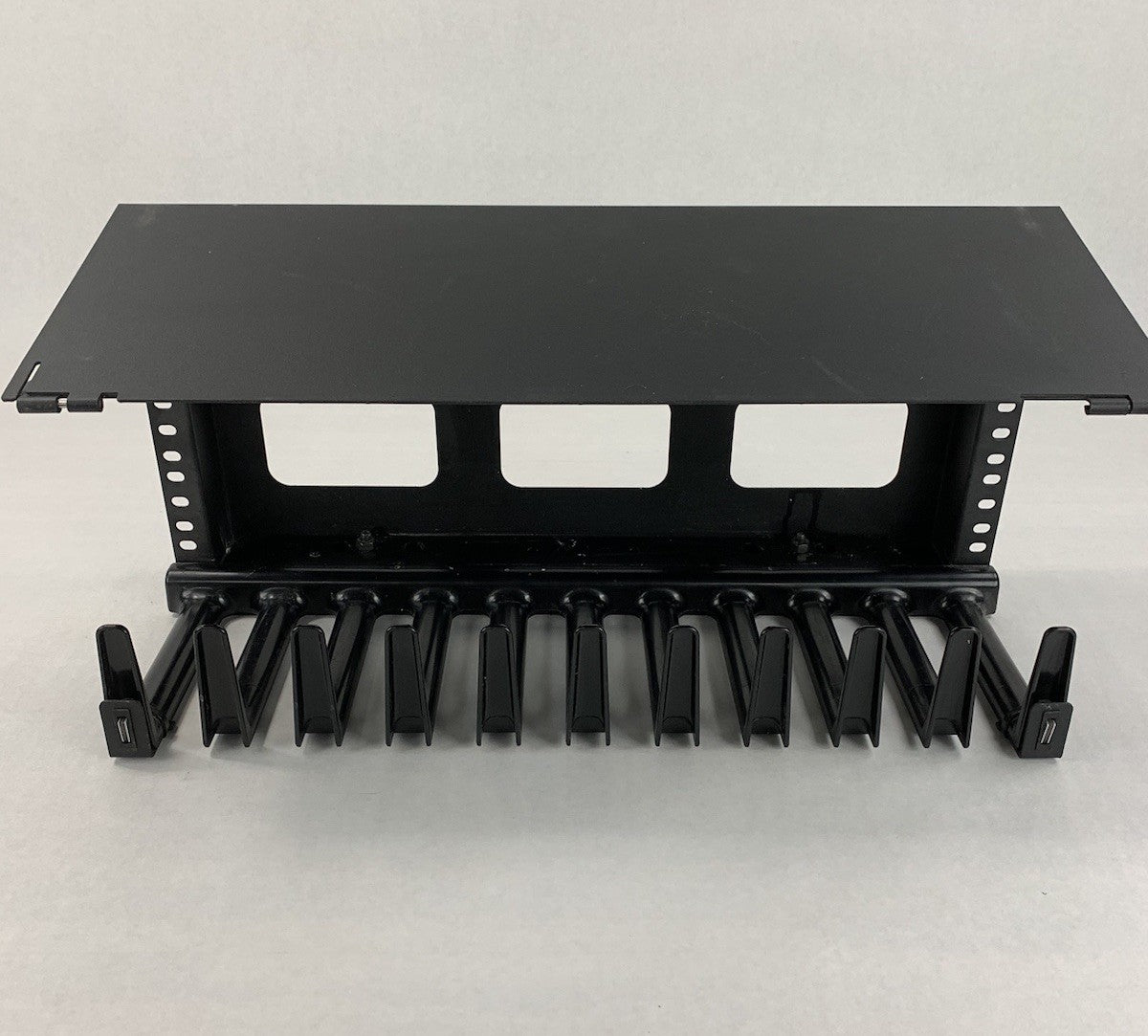 Panduit NCMHAEF4 4 RU Horizontal Cable Manager with Metal Cover