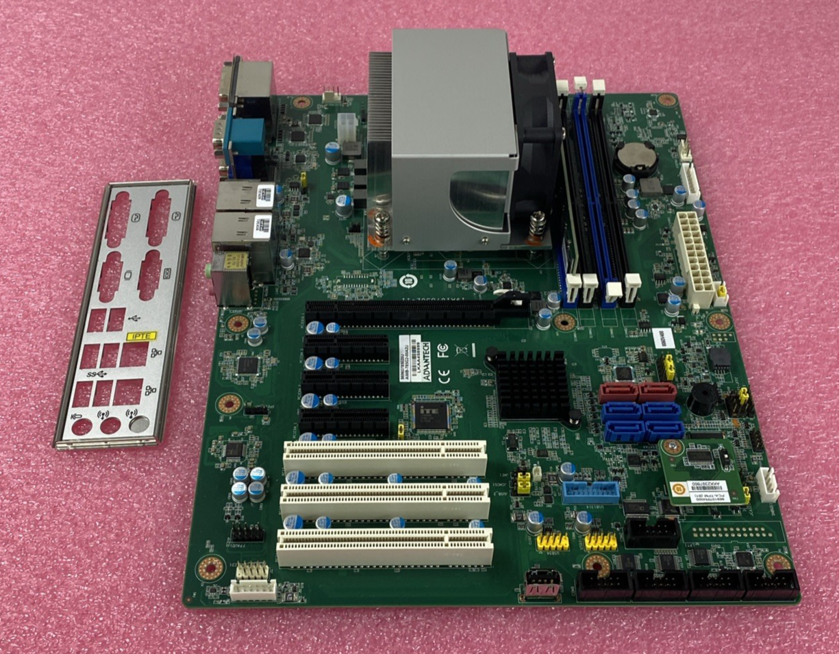 Advantech AIMB-785 Motherboard Intel Core i7-7700 3.60GHz 8GB RAM w/ Shield